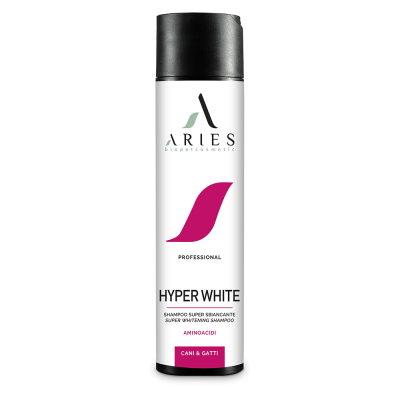 Hyper White Shampoo Super Sbiancante 250 ML - 1 LT - 5 LT - ariespet