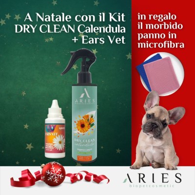 Kit Dry Clean Calendula + Ears Occhi + Panno in Microfibra