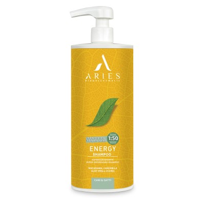 Energy Shampoo 1:50 Super Sgrassante Vegan 1 lt - 5 lt - ariespet